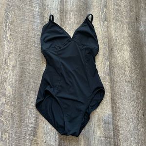 Capezio Black Leotard M Medium